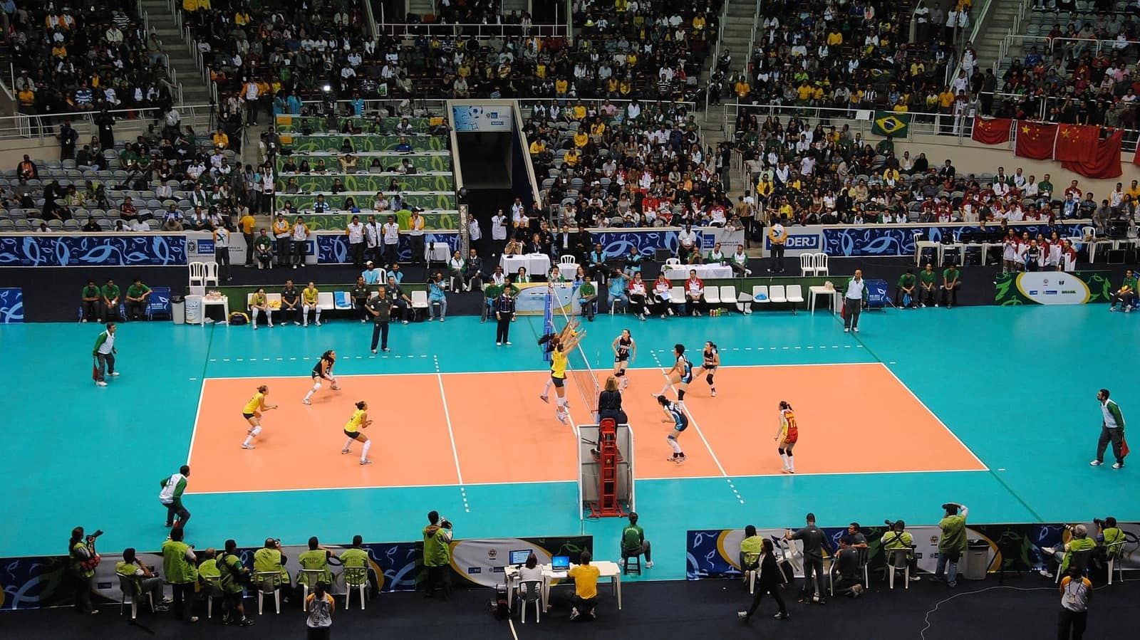 Le Volley Club Marseillanais à l'entraînement