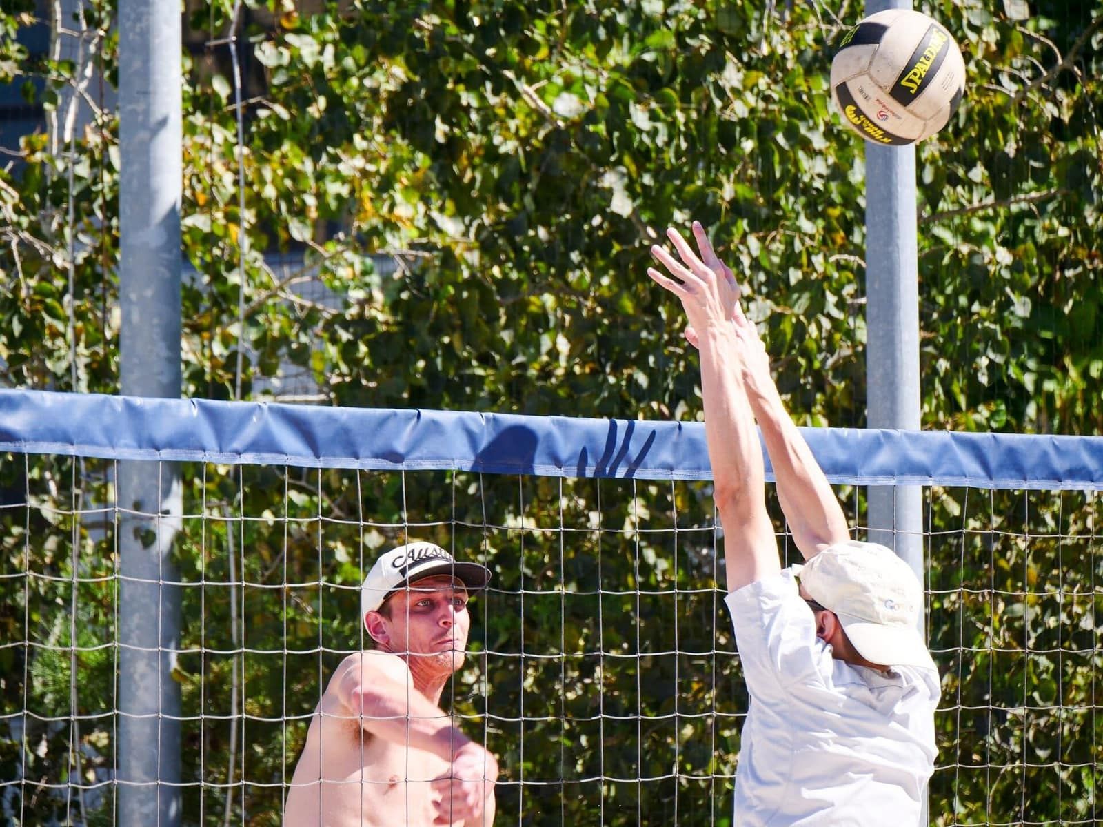 Duo de beach volley à la finale départementale